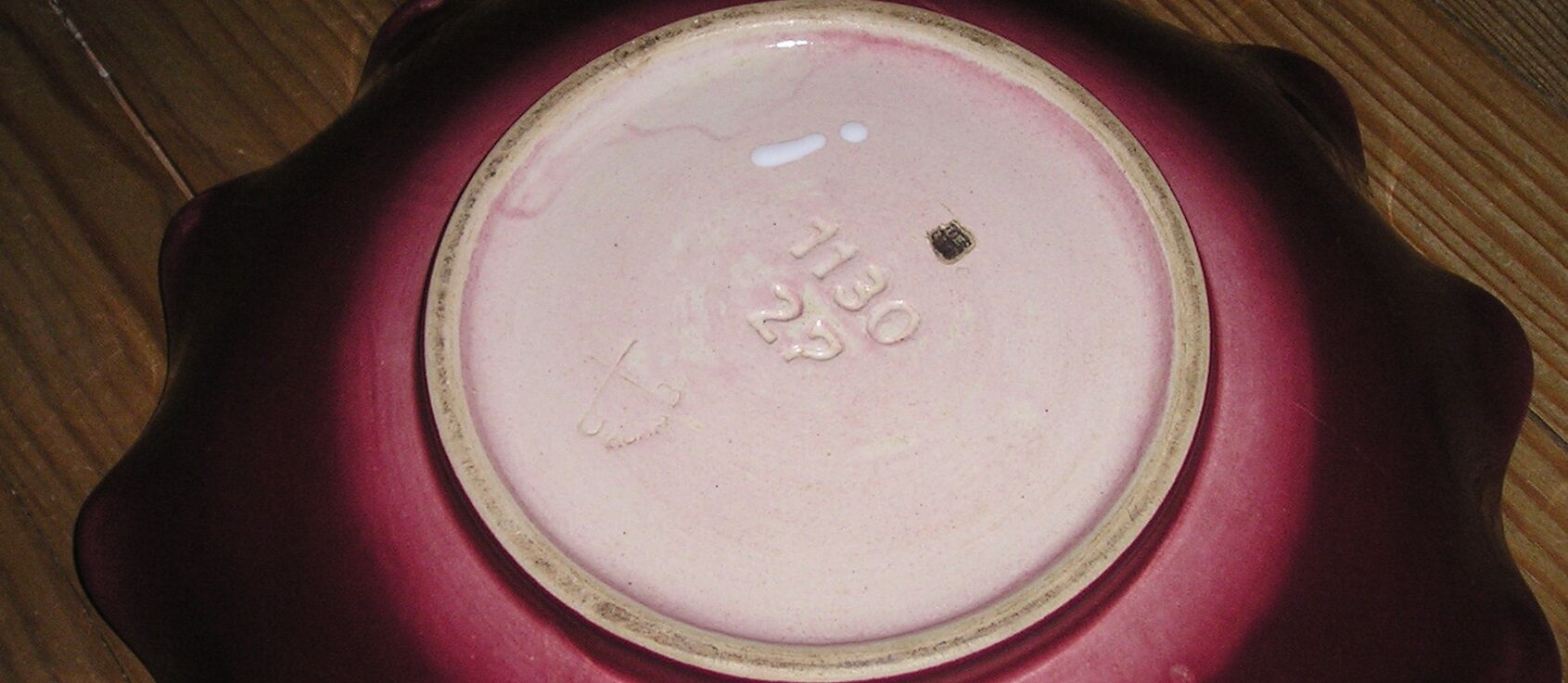 1960 polylopped ceramic fruit cup, Dumler - Breiden HOHR