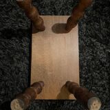 Small wooden stool or footrest