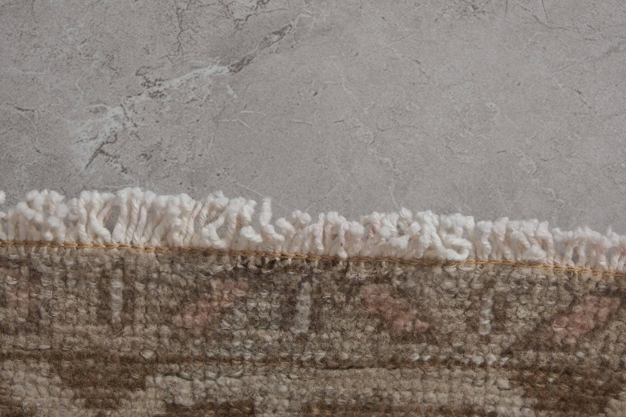 Vintage Turkish hallway rug 91x667 cm