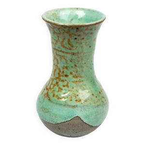 Eugène Lion, vase en - turquoise