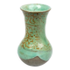 Eugène Lion, stoneware vase from Puisaye, Carriès school, turquoise glaze.