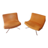 2 fauteuils pop par ligne roset. design de christian werner - 1990