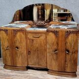 Art Deco period sideboard in blond walnut circa 1940