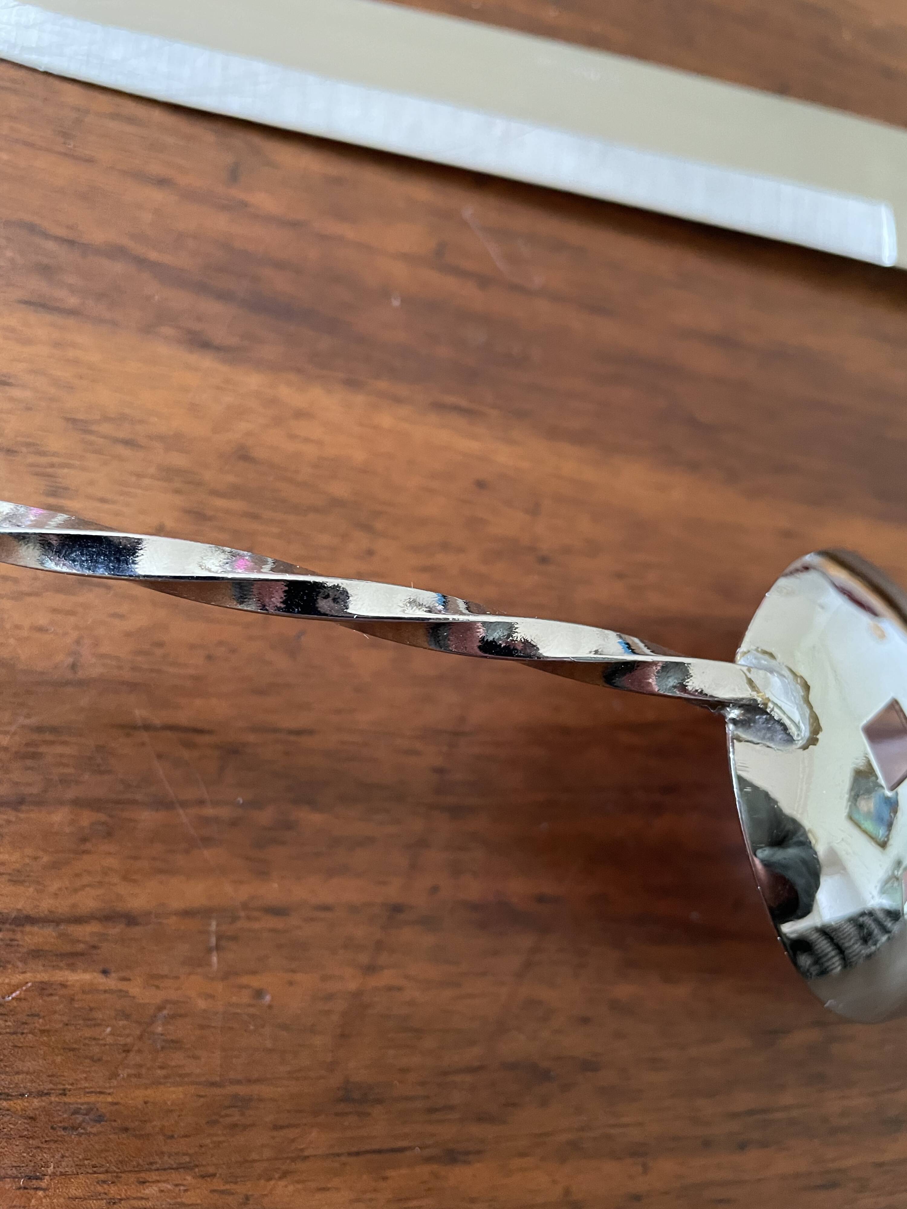 Vintage bamboo handle cutlery