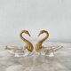 Salt and pepper shakers, 1960s swans