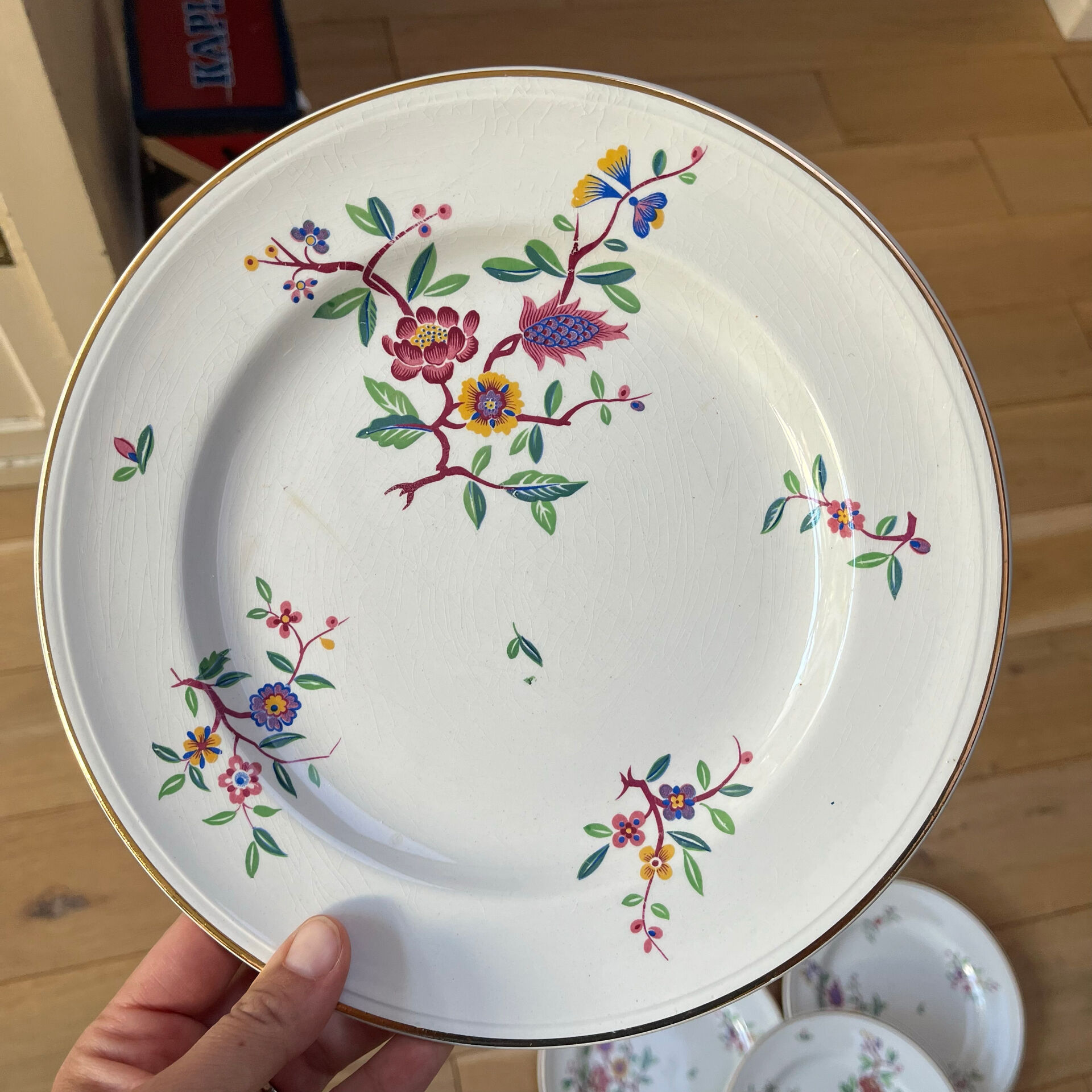 8 flat plates Luneville Chantilly