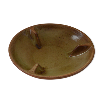 Corbeille à fruits en grès par Jean Varoqueaux- Plat La Poterie Périgordine
