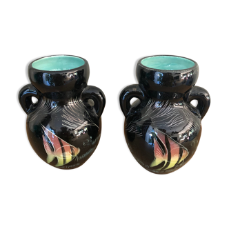 Pair of vintage vase Monacera Monaco