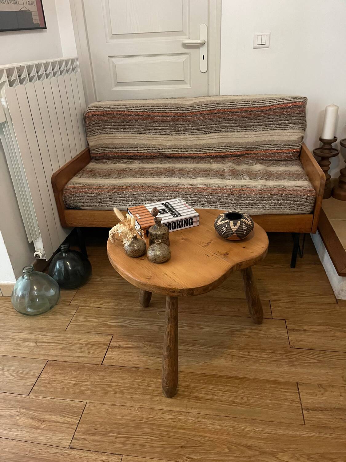 Vintage oak coffee table