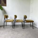 Set of three 50s chairs