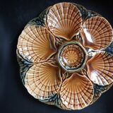 Sarreguemines oyster plate