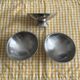 3 vintage Guy Degrenne stainless steel ice cream cups