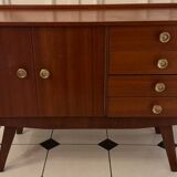 Vintage sideboard with compass feet