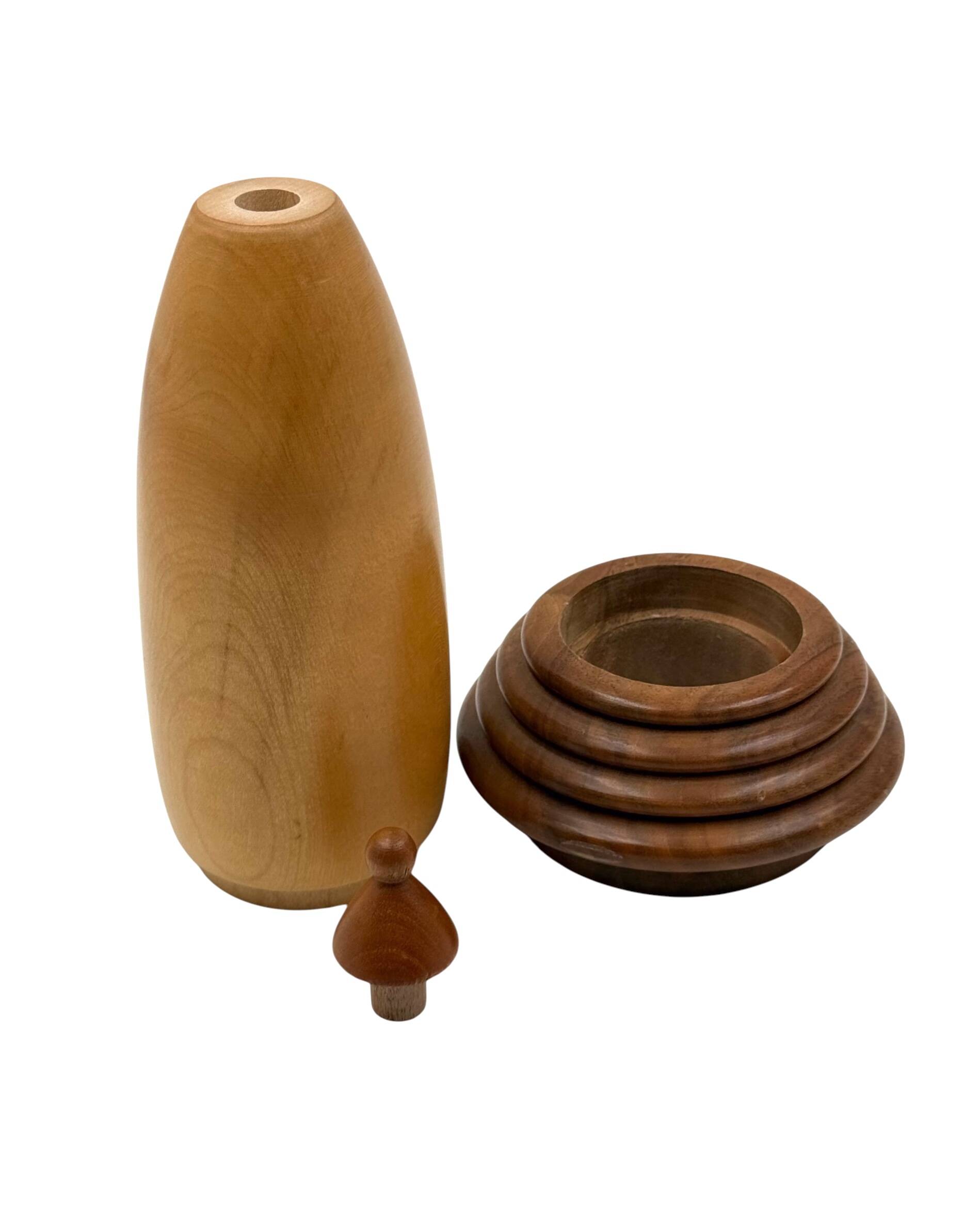 Ugo La Pietra, Lim. ed. Wood Decorative Box, Evoca by Morelato Italy 1990