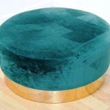 Pair of designer poufs