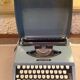Machine write pastel blue Brother vintage 60s