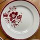 Dessert plates with lily flowers from Saint Amand.