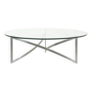 Table basse vintage en - acier