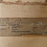 Reverie - pastel attributed to charles vasnier (1873 - 1961)