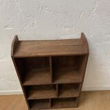 Antique wooden wall shelf