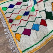 Tapis berbère marocain artisanal fait main 254 X 152 CM