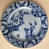Set of five plates Creil Montereau