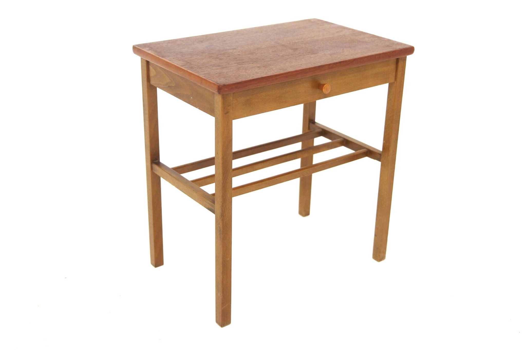 Table de chevet scandinave en teck, Suède, 1960