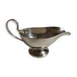Silver metal sauce boat