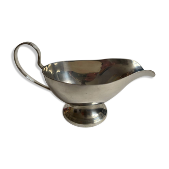 Silver plated gravy boat