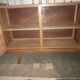 Large vintage sideboard 1950 compass feet