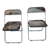 2 Folding chairs by Giancarlo Piretti for Castelli, Italy