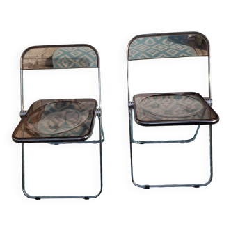 2 Folding chairs by Giancarlo Piretti for Castelli, Italy