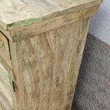 3-door sideboard with shutters, 3 wooden drawers