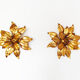 Pair of gilt wall lights by Hans Kögl, Italy 1960's