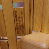 Fan armchair in Scandinavian style locust