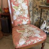 Chair with high backrest with japanese fabric