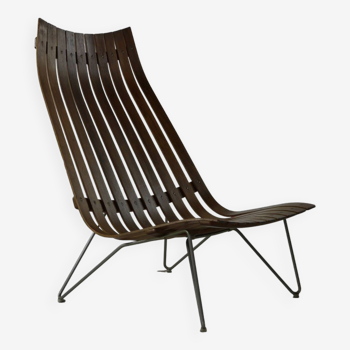 Nordic design easy chair by Hans Brattrud for Hove Möbler