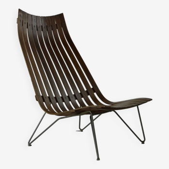 Fauteuil au design nordique par Hans Brattrud pour Hove Möbler