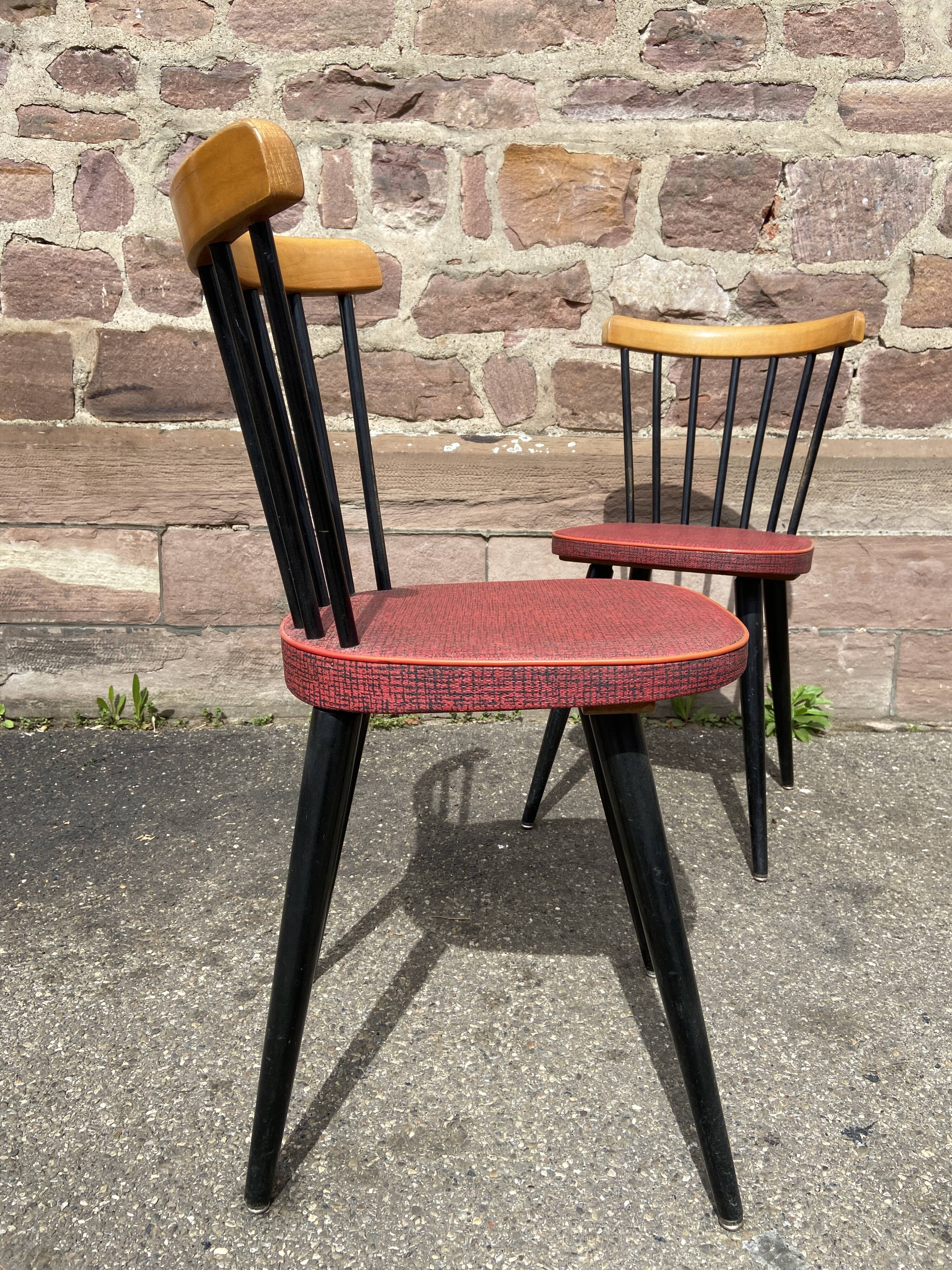 2 chairs Baumann 1950