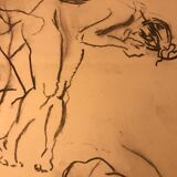 Original drawing study of nudes