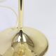 Atomic brass table lamp, Switzerland, 1960s