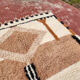 Large Beni Ouarain rug 300x206 cm – Thick wool – Geometric patterns