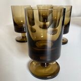 Set of 4 glasses roll 1970