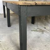 Farm table 230 cm - black base - early 20th century