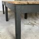 Table de ferme 230 cm - piétement noir - début XXe siècle