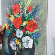 Flower bouquet painting