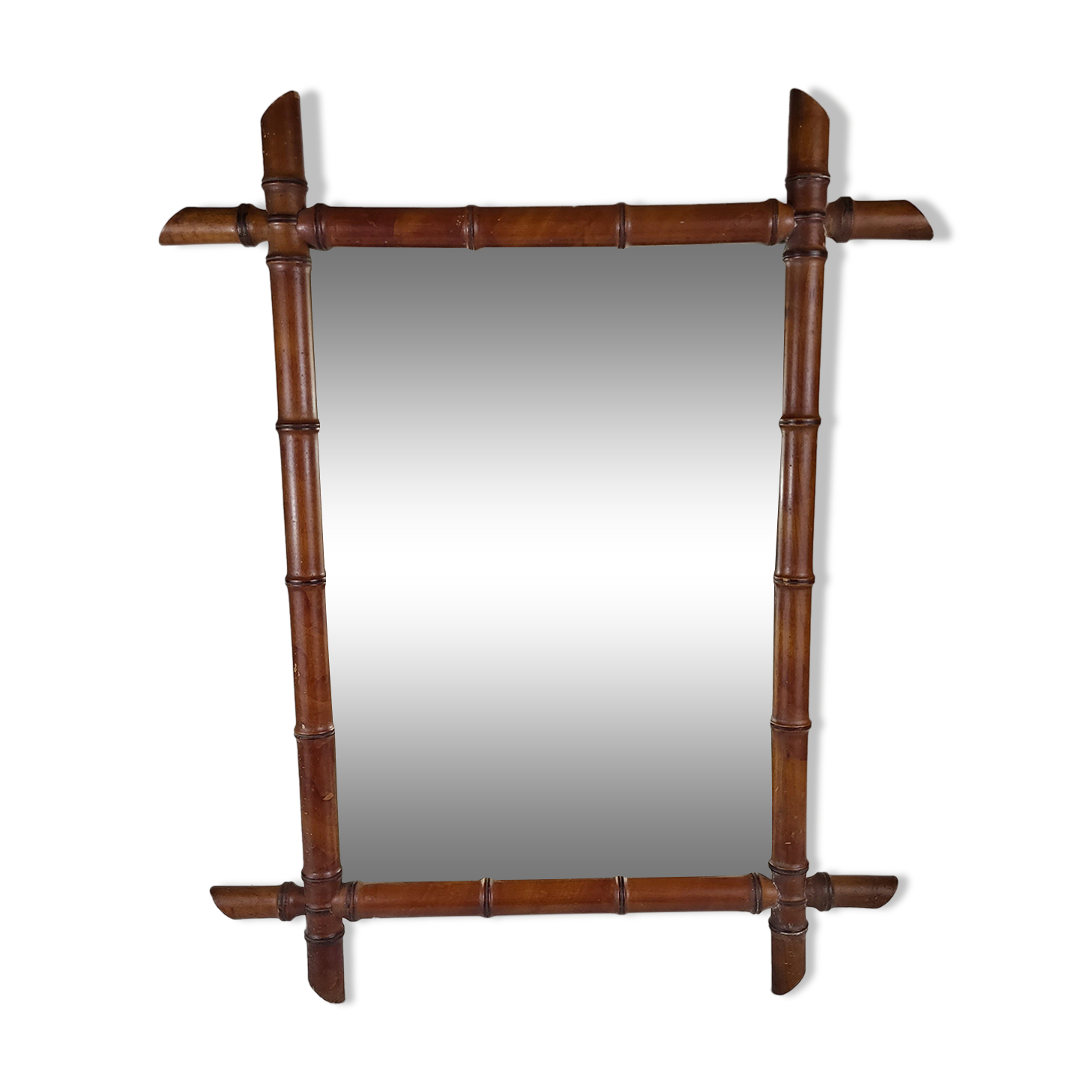 Bamboo mirror 1900 - 58*73 cm