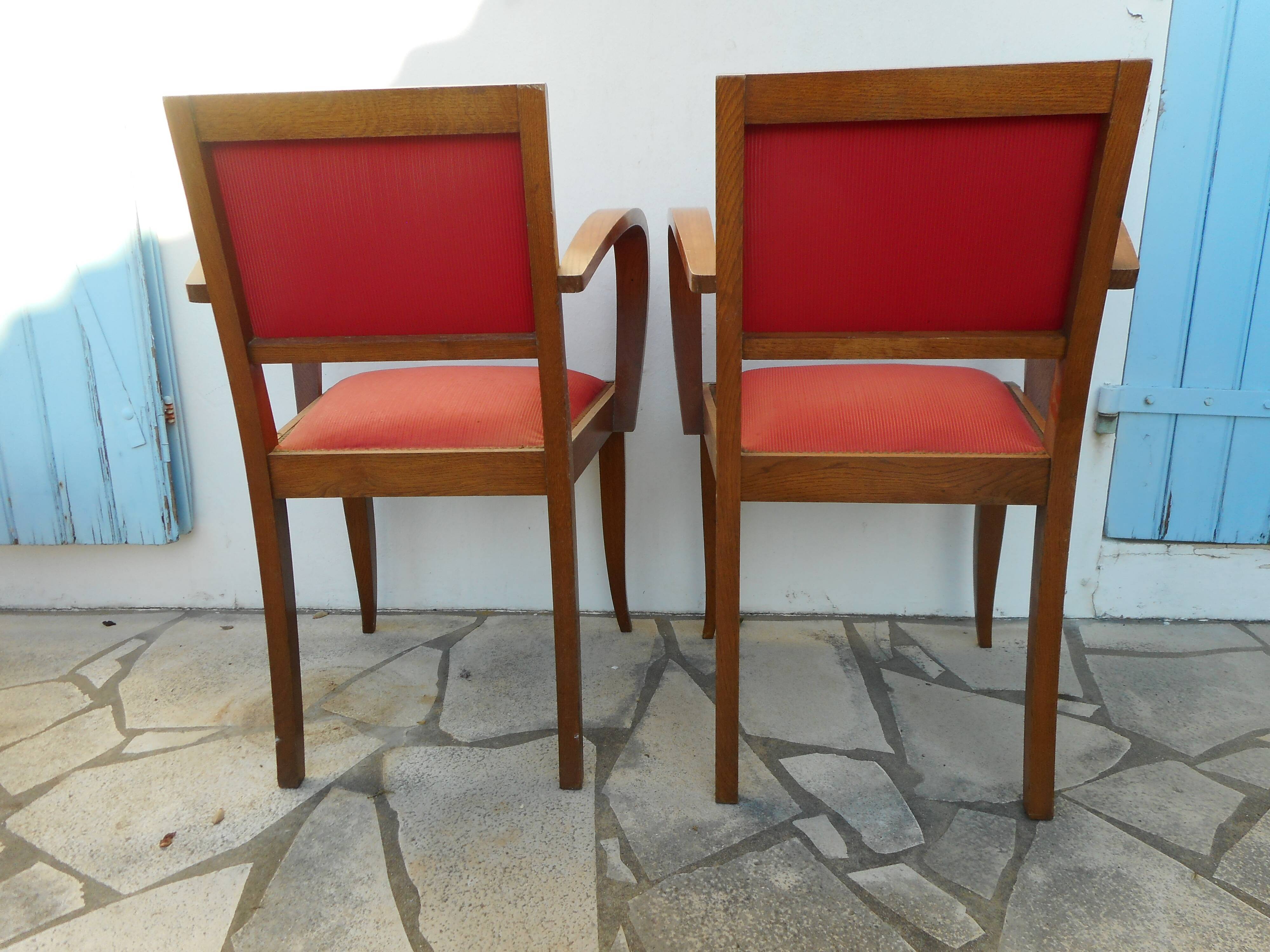 Pair of bridge chairs