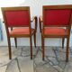 Paire de fauteuils bridge