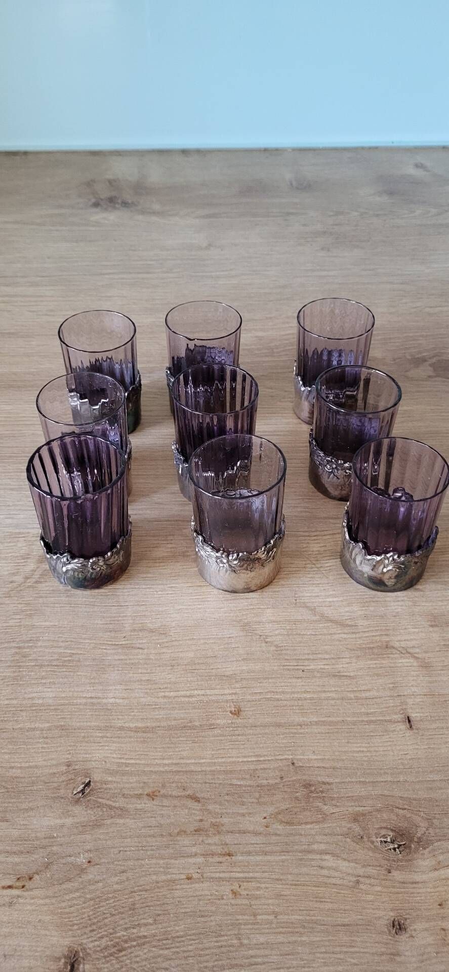 Antique liqueur glasses